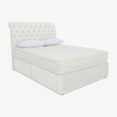 Furniture Village Hypnos - Luxury Firm 3 Divan Set with 2 Drawers - Double - Imperio Cream