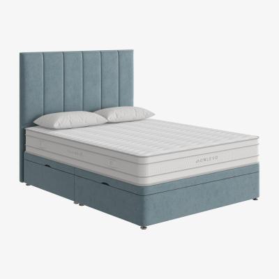 Furniture Village True Gel 5000 Side Ottoman Divan Set - Small Double - Blue