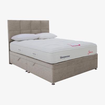 Furniture Village Sleepeezee - Jessica Side Ottoman Divan Set - Double - Beige