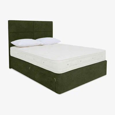 Furniture Village Hypnos - Luxury Firm 2 Divan Set with 2 Drawers - Double - Zenith Palm