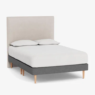 Heal's Heal's Shallow Divan Double Tejo Noir Light Solid Wood - Heal's UK Bedroom Furniture