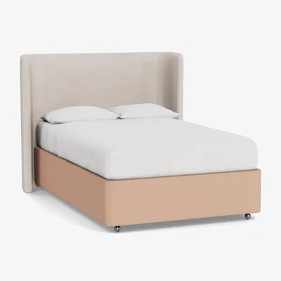 Heal's Heal's Deep Divan Double Capelo Linen-Cotton Rosedale 2 Footend & 2 Continental