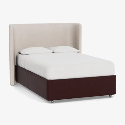 Heal's Heal's Deep Divan Double 2 Footend Smart Luxe Velvet Acorn