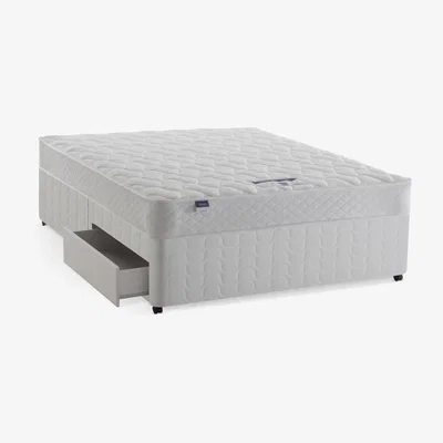 John Lewis Silentnight Sleep Soundly Miracoil Comfort Divan Base and Mattress Set, Firm, Double