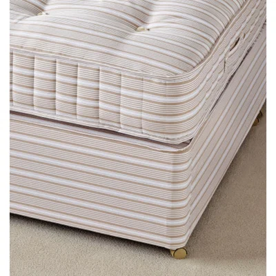 OKA Double Divan Bed Base without Drawers - Natural