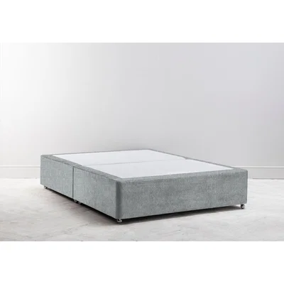 Perch and Parrow Buxton 4'6 Double Size Bed Base in Airforce Blue"