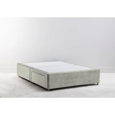 Perch and Parrow Cook 4'6 Double Size Divan in Pearl River"