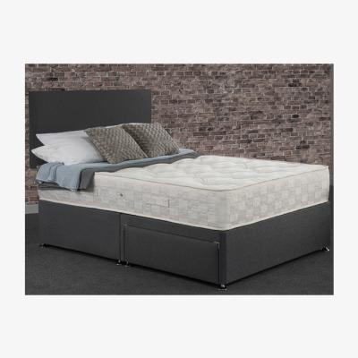 The Range Bovey Divan Drawer Bed With Mattress - Black / 2 / Small Double