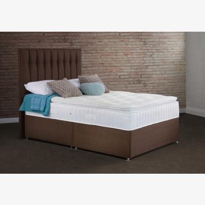The Range Clovelly Non Storage Divan Bed Set - Chocolate / Small Double