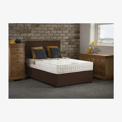 The Range Bideford Non Storage Divan Bed Set - Chocolate / Small Double