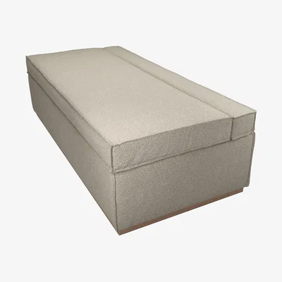Sofa.com Jack in a Box Double Bed in Box in Salted Caramel Plush Tweed Boucle - sofa.com