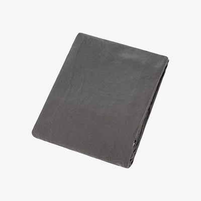 Amara Essentials - Stonewashed Pure Linen Duvet Cover - Anthracite - Super King