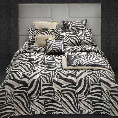 Amara Roberto Cavalli - Zebra Patch Duvet Set - Super King