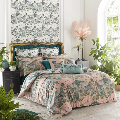 Amara Emma J Shipley - Lost World Duvet Cover - Pink - Super King