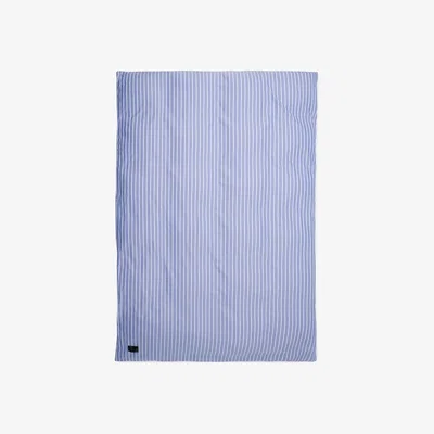 The Conran Shop Wall Street Super King Duvet Cover in Medium Blue Stripe By The Conran Shop