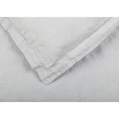 Heal's Heal's Washed Linen Grey Duvet Cover Super King - Heal's UK Bedroom Furniture