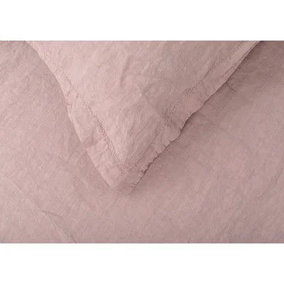 Heal's Heal's Washed Linen Dusky Pink Duvet Cover Super King - Heal's UK Bedroom Furniture