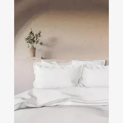 Marks & Spencer M&S X Fired Earth Washed Cotton Duvet Cover - 6FT - Apres Ski, Apres Ski,Garden Folly,Under The Waves,Charcoal,Storm,Malm,Dover Cliffs,Hoppers Hat,Plumbago