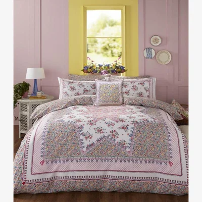 Downtown Cath Kidston Patchwork Duvet Cover Set - Super King