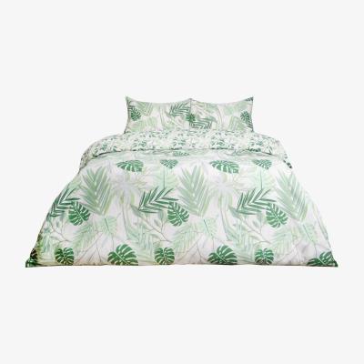 The Range Dreamscene Tropical Print Duvet Cover Pillowcase Set - Sage Green / Superking