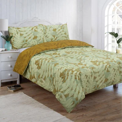 The Range Maurice Duvet Cover Set - Green / Superking