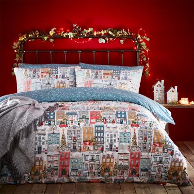 The Range Christmas Streets Duvet Cover Set - Multi / Superking
