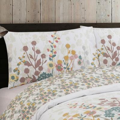 The Range Vantona Classic Desert Blooms Duvet Cover Set - White/Multi / Super King