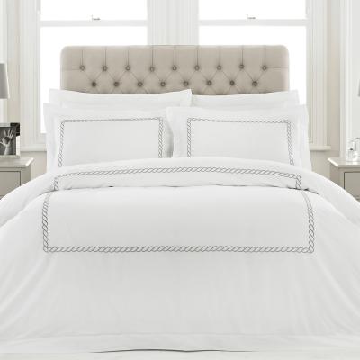 The Range Soho Embroidered Duvet Cover Set - Superking