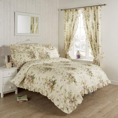 The Range Vantona Country Madeleine Duvet Cover Set - White/Multi / Superking