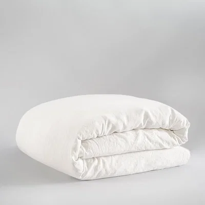 Tobias Oliver de Le Cuona | Pure Piped Duvet Cover White Super King