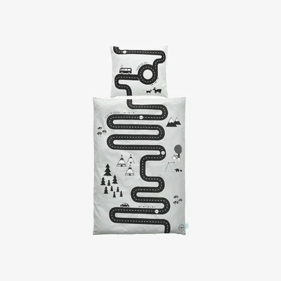 Amara OYOY - Adventure Bedding - Off White/Black - Baby