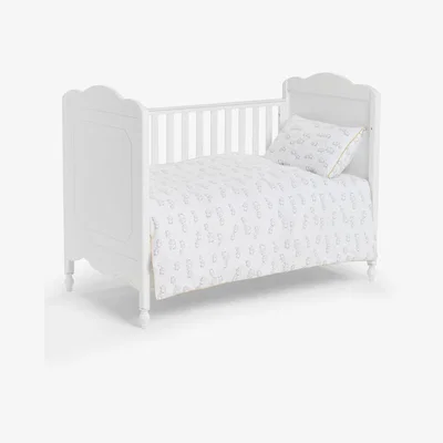 John Lewis John Lewis & Partners Safari Elephant Print Single Cotbed Duvet Cover and Pillowcase Set