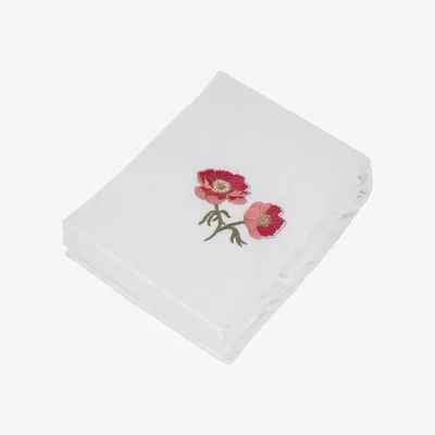 Amara Elizabeth Scarlett - British Blooms Duvet Set - White - Double