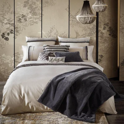 Amara Rita Ora Home - Josa Duvet Cover - Champagne - Double