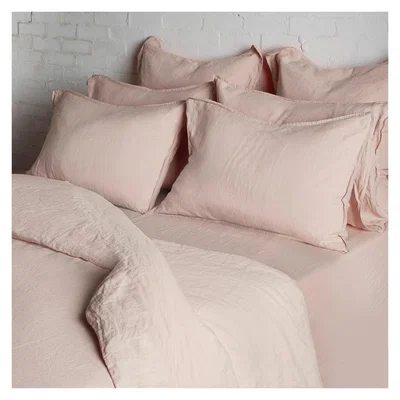 The Conran Shop Linen Duvet Cover Double Soft Pink