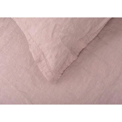 Heal's Heal's Washed Linen Dusky Pink Duvet Cover Double - Heal's UK Bedroom Furniture