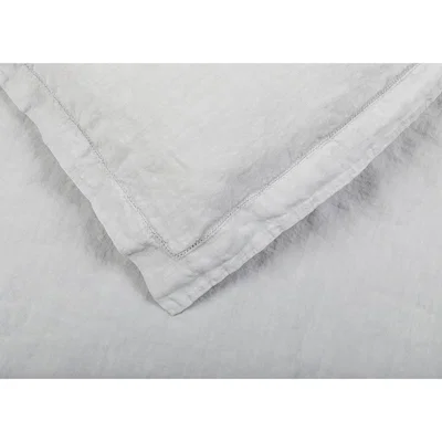 Heal's Heal's Washed Linen Grey Duvet Cover Double - Heal's UK Bedroom Furniture