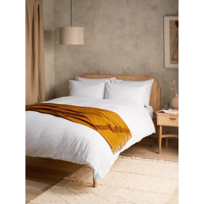 John Lewis John Lewis & Partners Seersucker Spot Duvet Cover Set