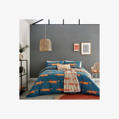 John Lewis Scion Mr. Fox Cotton Brushed Cotton Duvet Cover Set