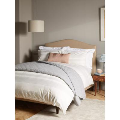John Lewis John Lewis & Partners Embroidered Stripe Duvet Cover Set