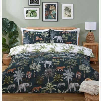 The Range Malawi Duvet Cover and Pillowcase Set - Navy / Double