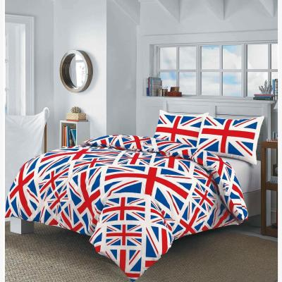 The Range Union Jack Collage Duvet Cover Set Bedding - Red / Double