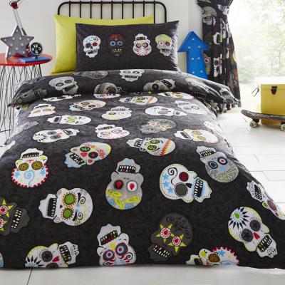 The Range Sugar Skulls Duvet Set - Multi / Double