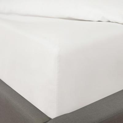 The Range OHS Plain Dye 100 Cotton 300TC Duvet Cover Pillowcase - White / Double