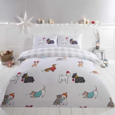 The Range Winter Tails Duvet Cover Set - Blue / Double