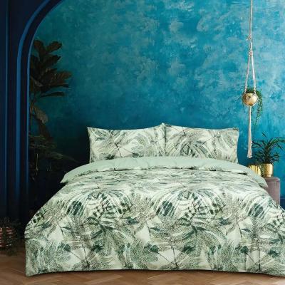 The Range Boutique Palms Duvet Cover Set-Multi - Light Green-Multi / Double