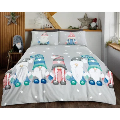 The Range Gonk Family Duvet Cover Set - Grey / Double