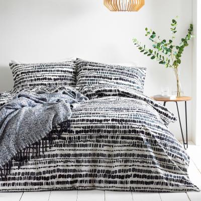 The Range Abstract Brushstrokes Duvet Cover Set - Double