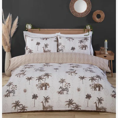 The Range Nahara Duvet Cover and Pillowcase Set - Natural / Double