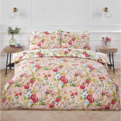 The Range Ashbourne Floral Duvet Cover Set - Pink / Double
